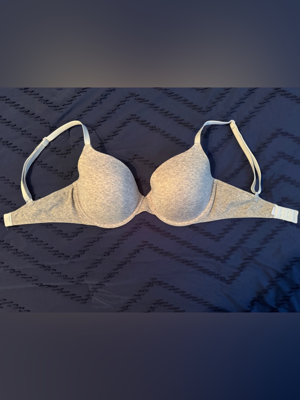 PINK Victoria's Secret Heather Gray Lightly Padded T-Shirt Bra